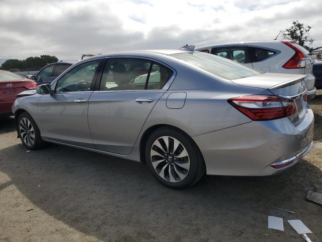 JHMCR6F53HC012208 - 2017 HONDA ACCORD HYBRID EXL SILVER photo 2