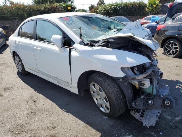 19XFA1F50BE002051 - 2011 HONDA CIVIC LX WHITE photo 4