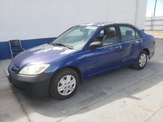 2HGES16314H642169 - 2004 HONDA CIVIC DX VP BLUE photo 1