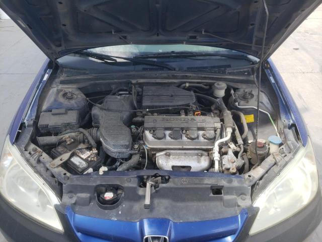 2HGES16314H642169 - 2004 HONDA CIVIC DX VP BLUE photo 11