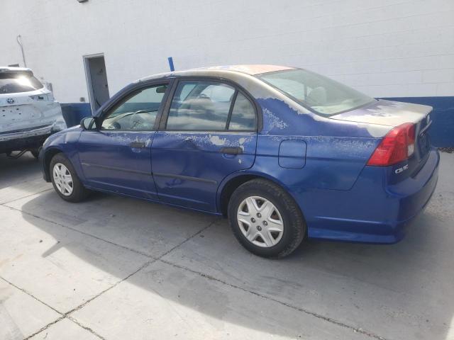 2HGES16314H642169 - 2004 HONDA CIVIC DX VP BLUE photo 2