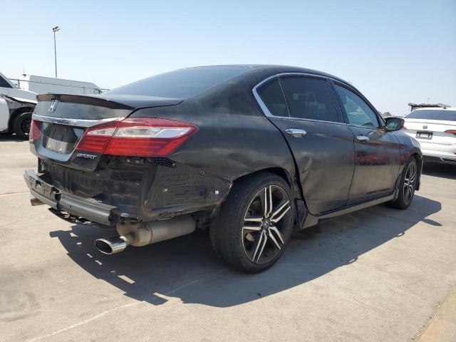 1HGCR2F52GA136895 - 2016 HONDA ACCORD SPORT შავი ფოტო 3