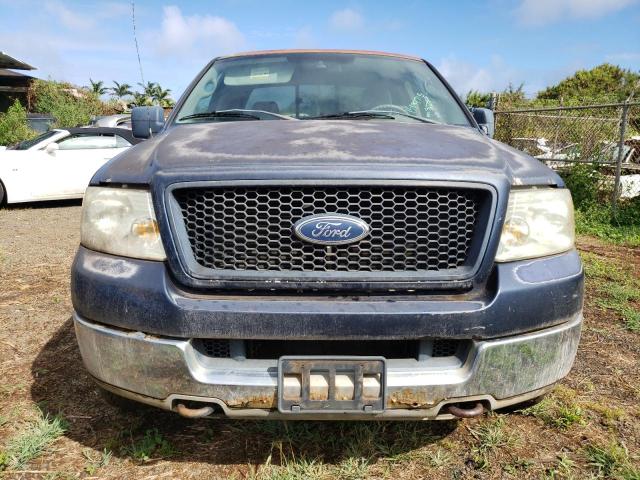 1FTRX14W85NA13077 - 2005 FORD F150 BLUE photo 5