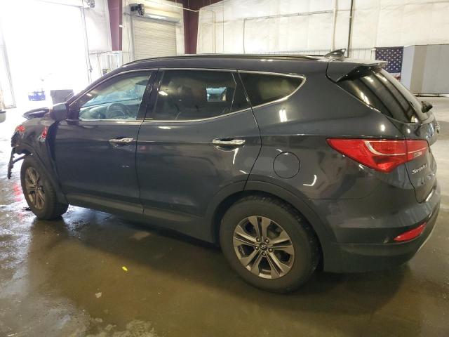 5XYZUDLB4GG314125 - 2016 HYUNDAI SANTA FE SPORT BLUE photo 2