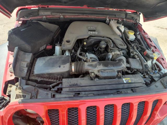 1C4HJXDG2KW527781 - 2019 JEEP WRANGLER UNLIMITED SPORT Kırmızı fotoğraf 11