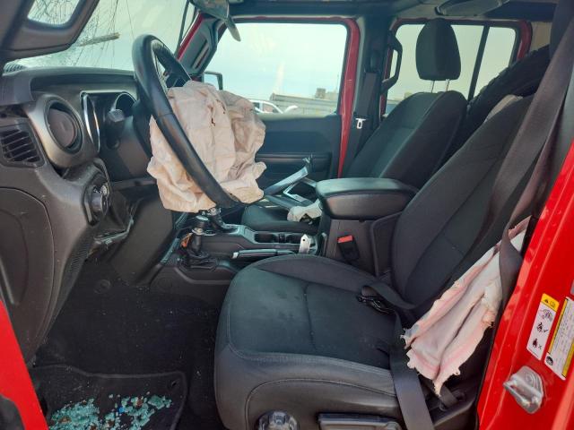1C4HJXDG2KW527781 - 2019 JEEP WRANGLER UNLIMITED SPORT Kırmızı fotoğraf 7