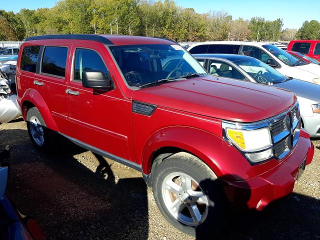 1D8GT28K77W727099 - 2007 DODGE NITRO SXT RED photo 1