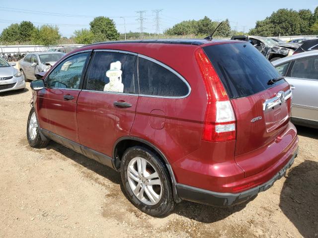 3CZRE4H50AG706747 - 2010 HONDA CR-V EX BURGUNDY photo 2