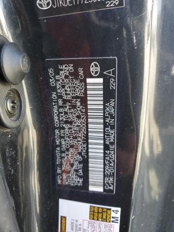 JTKDE177250053147 - 2005 TOYOTA SCION TC 黑色 照片 12