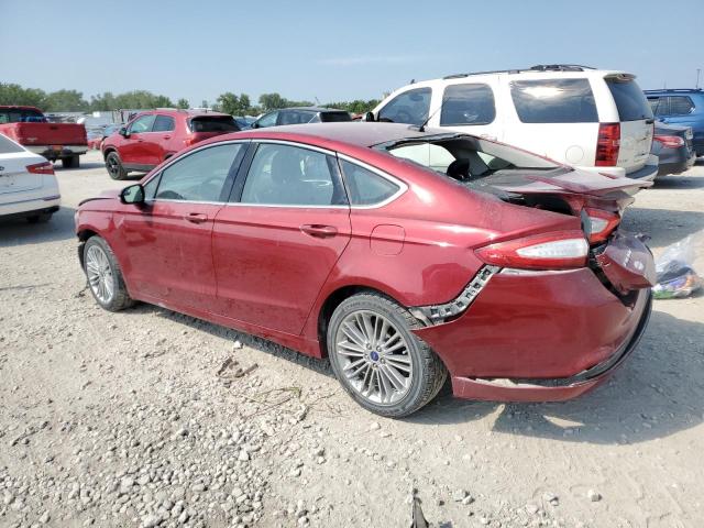 3FA6P0HD6ER396784 - 2014 FORD FUSION SE RED photo 2