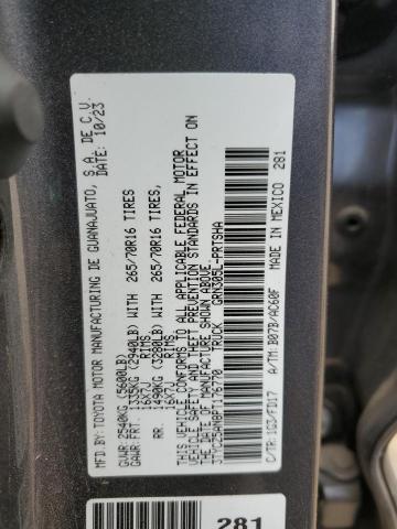 3TYCZ5AN8PT176770 - 2023 TOYOTA TACOMA DOUBLE CAB 灰色 照片 13