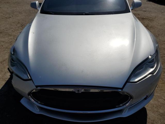 5YJSA1H19EFP62566 - 2014 TESLA MODEL S SILVER photo 11
