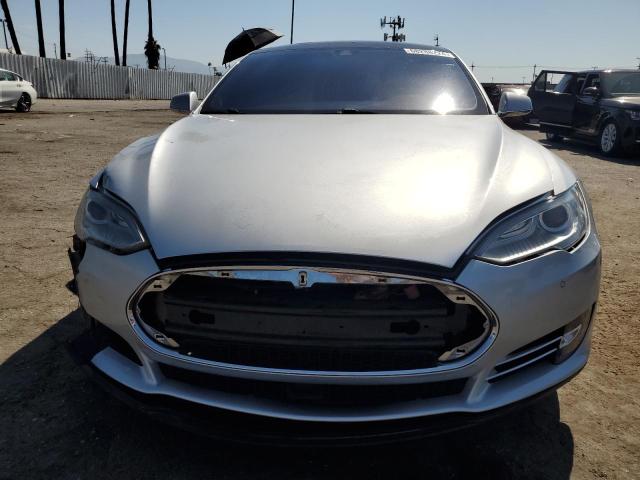 5YJSA1H19EFP62566 - 2014 TESLA MODEL S SILVER photo 5