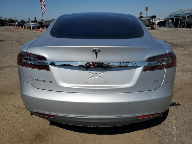 5YJSA1H19EFP62566 - 2014 TESLA MODEL S SILVER photo 6