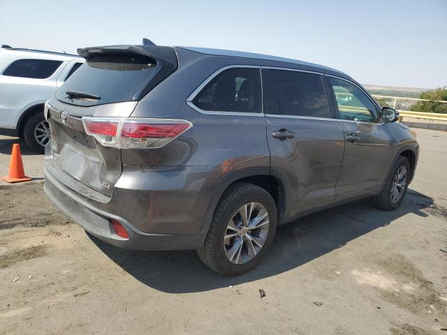 5TDKKRFH7ES012915 - 2014 TOYOTA HIGHLANDER XLE გრაფიტი ფოტო 3