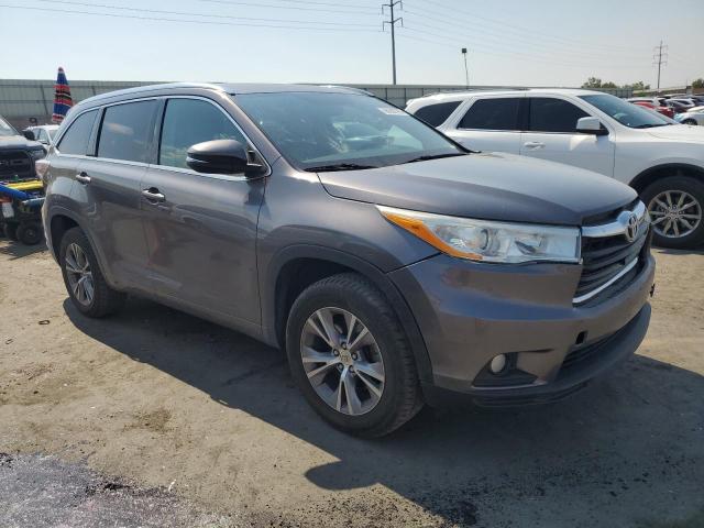 5TDKKRFH7ES012915 - 2014 TOYOTA HIGHLANDER XLE გრაფიტი ფოტო 4