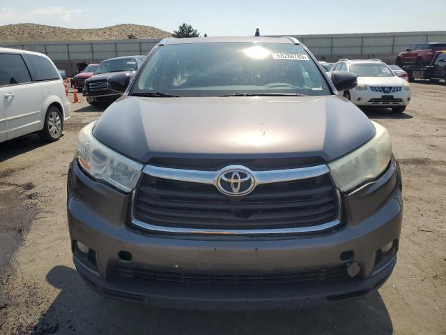 5TDKKRFH7ES012915 - 2014 TOYOTA HIGHLANDER XLE გრაფიტი ფოტო 5