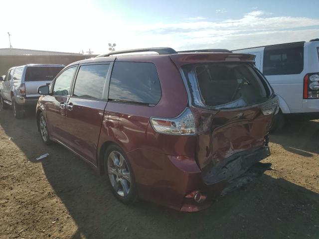 5TDXK3DC3ES508532 - 2014 TOYOTA SIENNA SPORT BURGUNDY photo 2