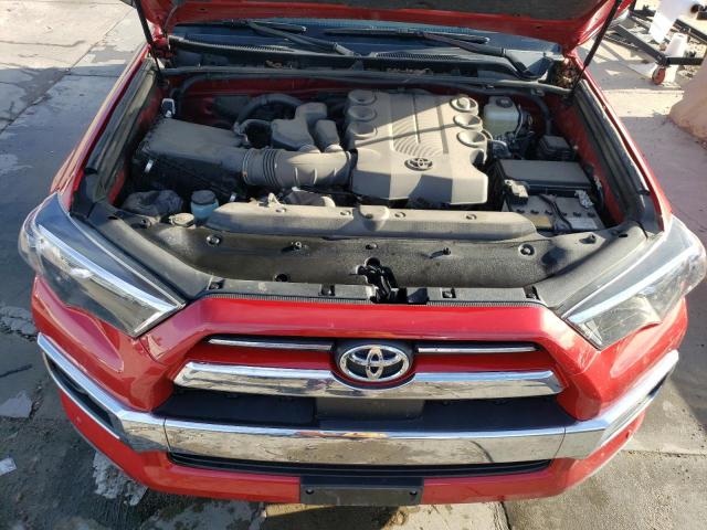 JTEKU5JR9M5903789 - 2021 TOYOTA 4RUNNER TRAIL RED photo 12