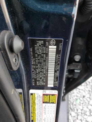 4T1F11AK5LU858246 - 2020 TOYOTA CAMRY XLE Черный фото 12