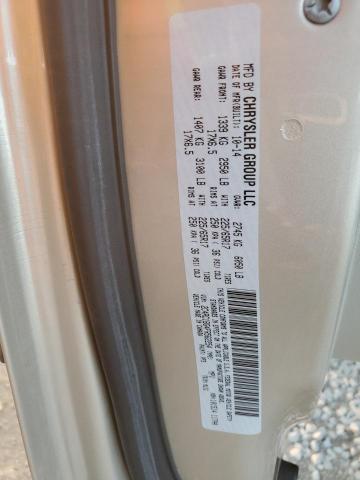 2C4RC1BG4FR562254 - 2015 CHRYSLER TOWN & COU TOURING TAN photo 14