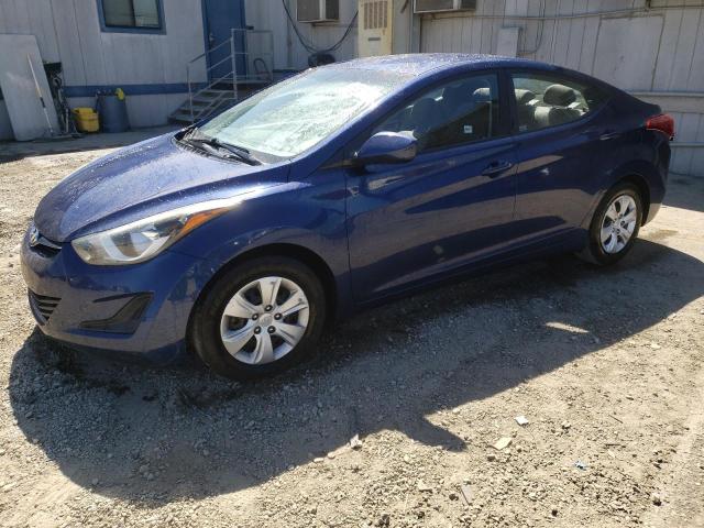 5NPDH4AE3GH683501 - 2016 HYUNDAI ELANTRA SE BLUE photo 1