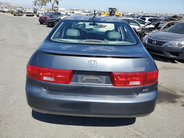 JHMCN36495C004269 - 2005 HONDA ACCORD HYBRID GRAY photo 6