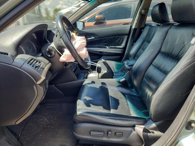 1HGCP26828A031226 - 2008 HONDA ACCORD EXL GREEN photo 7