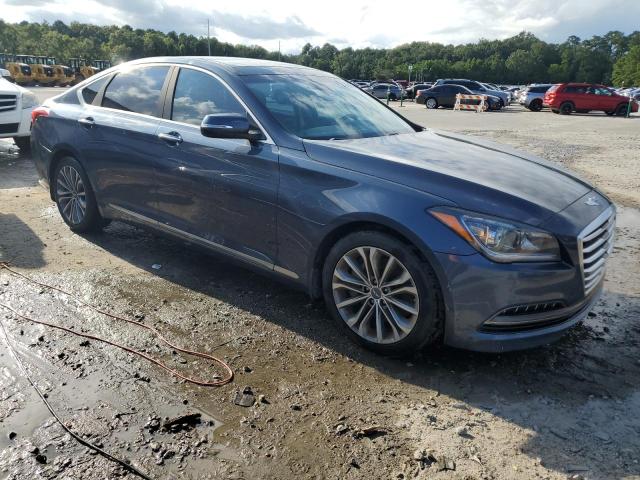 KMHGN4JE6FU089670 - 2015 HYUNDAI GENESIS 3.8L BLUE photo 4