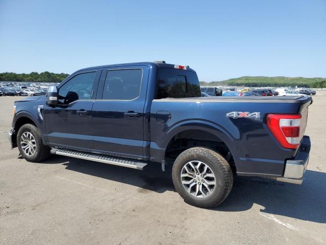 1FTFW1E85NFA38843 - 2022 FORD F150 SUPERCREW BLUE photo 2