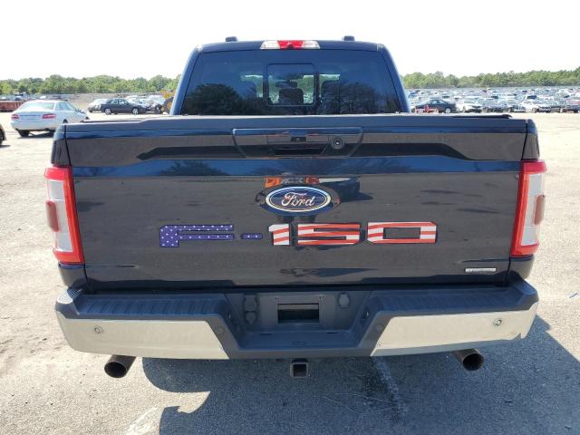 1FTFW1E85NFA38843 - 2022 FORD F150 SUPERCREW BLUE photo 6