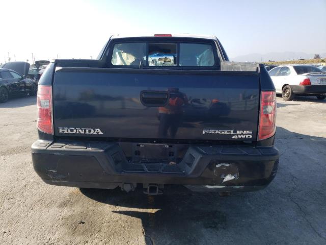 5FPYK16209B106028 - 2009 HONDA RIDGELINE RT BLUE photo 6