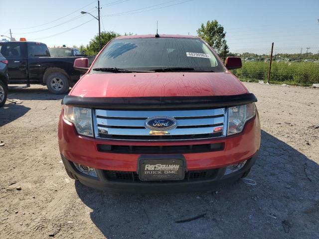 2FMDK3JCXABB57133 - 2010 FORD EDGE SEL RED photo 5