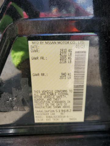 1N4AL3AP5DN519682 - 2013 NISSAN ALTIMA 2.5 黑色 照片 12