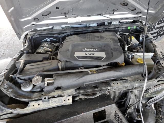 1C4BJWDG3JL899002 - 2018 JEEP WRANGLER UNLIMITED SPORT فضي صورة 11