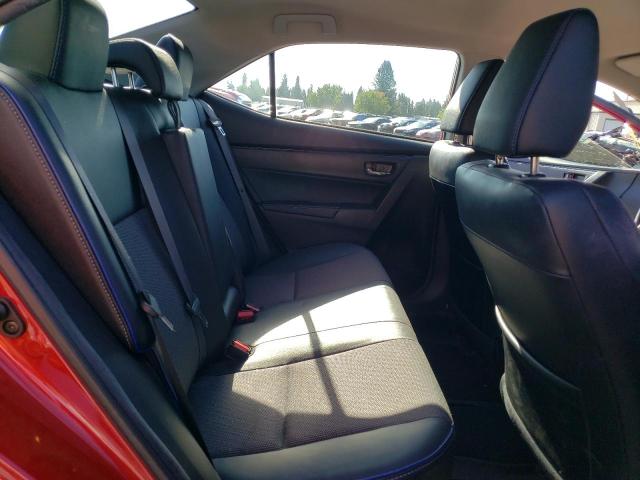 2T1BURHE5JC075348 - 2018 TOYOTA COROLLA L RED photo 10