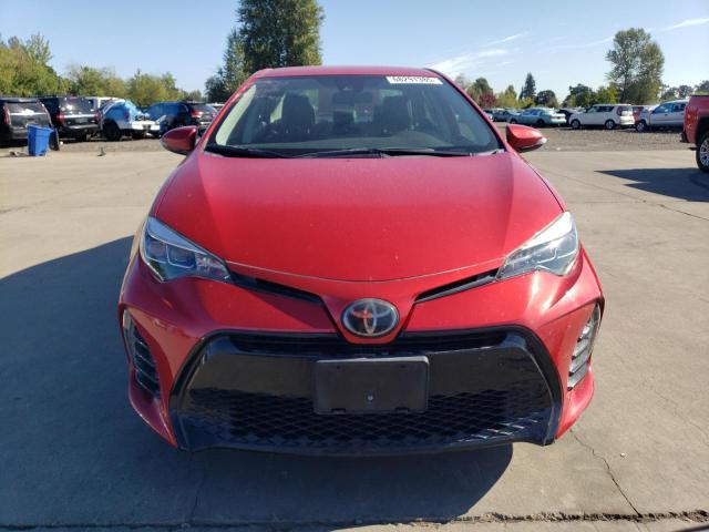 2T1BURHE5JC075348 - 2018 TOYOTA COROLLA L RED photo 5