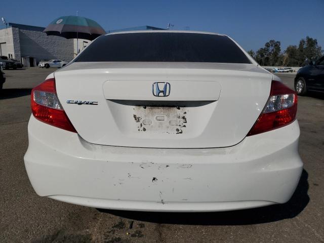 19XFB2F59CE391907 - 2012 HONDA CIVIC LX თეთრი ფოტო 6