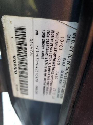 YV1RH52Y042370479 - 2004 VOLVO S60 R 灰色 照片 12