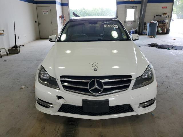 WDDGF8AB0EG213868 - 2014 MERCEDES-BENZ C 300 4MATIC WHITE photo 5