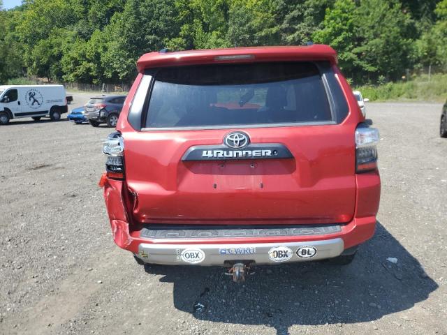 JTEBU5JR1K5617545 - 2019 TOYOTA 4RUNNER SR5/SR5 PREMIUM წითელი ფოტო 6