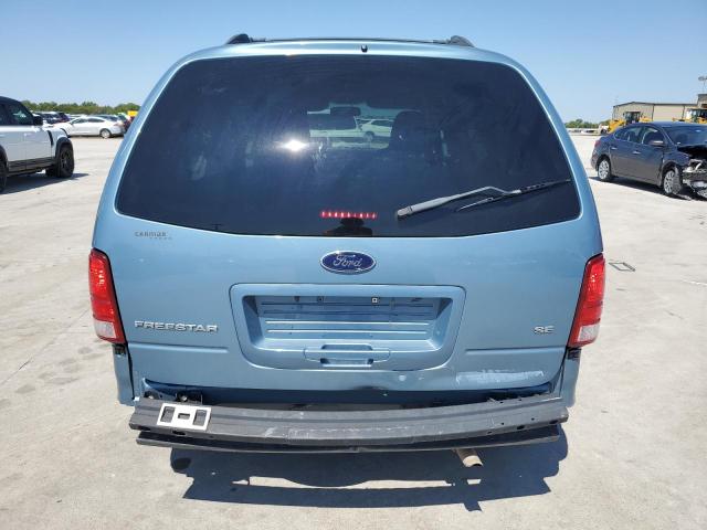 2FMZA51657BA16235 - 2007 FORD FREESTAR SE BLUE photo 6