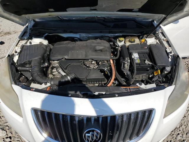 2G4GS5ER7D9155911 - 2013 BUICK REGAL PREMIUM WHITE photo 11