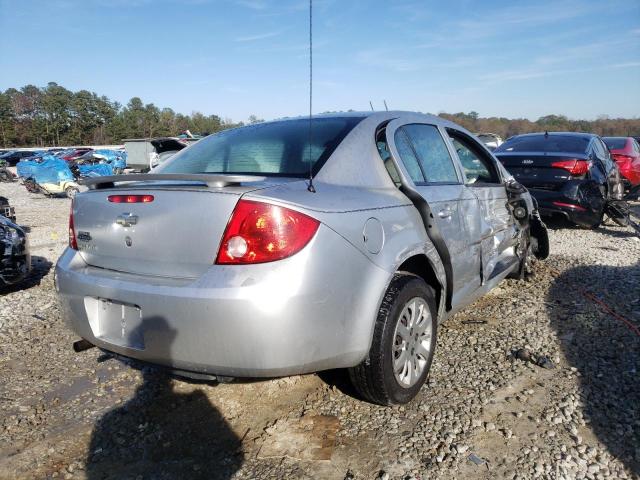 1G1AT58H697218797 - 2009 CHEVROLET COBALT LT SILVER photo 3