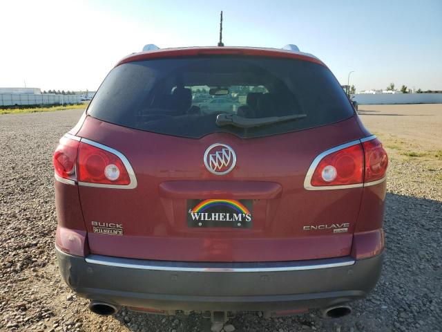 5GAEV23D19J207491 - 2009 BUICK ENCLAVE CXL RED photo 6