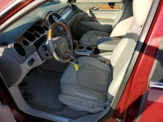 5GAEV23D19J207491 - 2009 BUICK ENCLAVE CXL RED photo 7