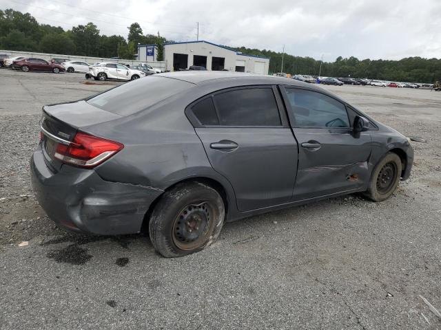 2HGFB2F58DH576876 - 2013 HONDA CIVIC LX GRAY photo 3