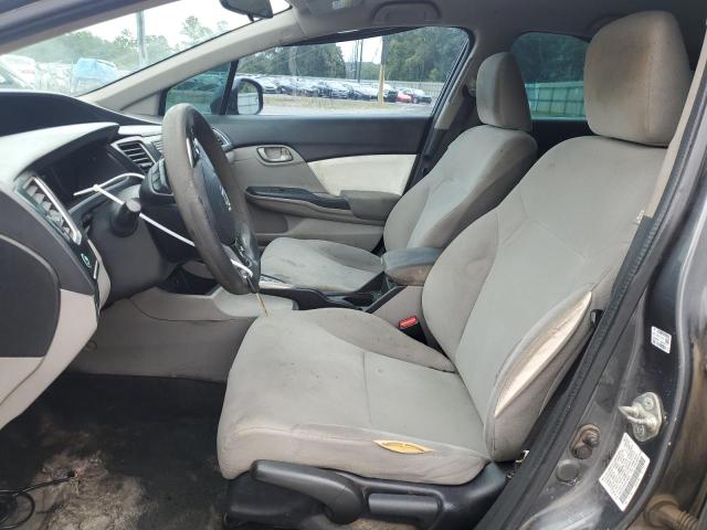 2HGFB2F58DH576876 - 2013 HONDA CIVIC LX GRAY photo 7
