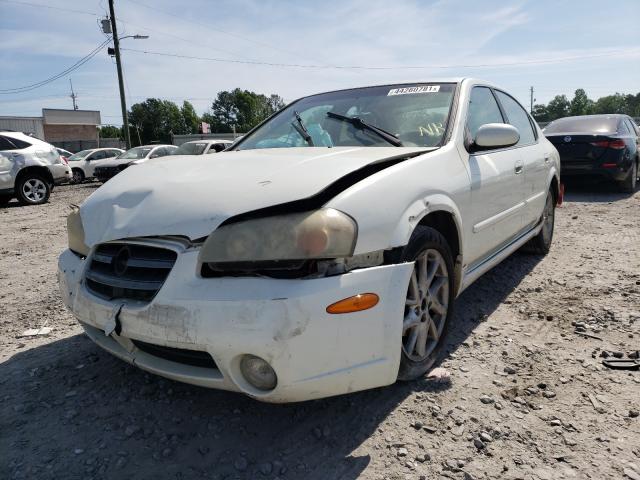 JN1DA31D43T517566 - 2003 NISSAN MAXIMA GLE WHITE photo 2