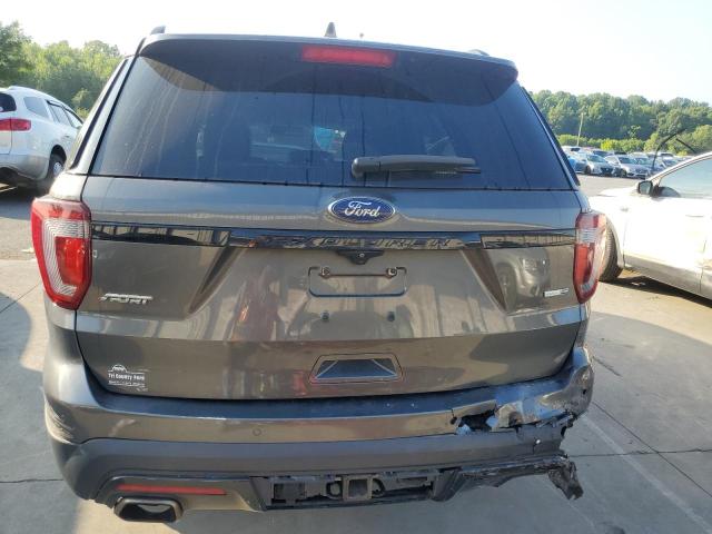 1FM5K8GT2GGC24852 - 2016 FORD EXPLORER SPORT GRAY photo 6
